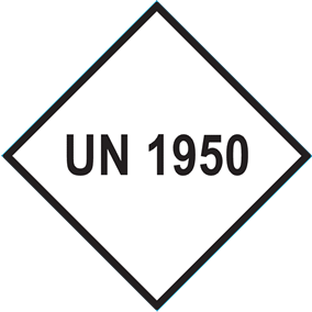 Gefahrgutaufkleber UN 1950