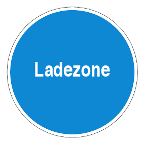 Gebotszeichen - Ladezone - Gebotsschild - Sicherheitszeichen