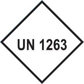 Gefahrgutaufkleber UN 1263