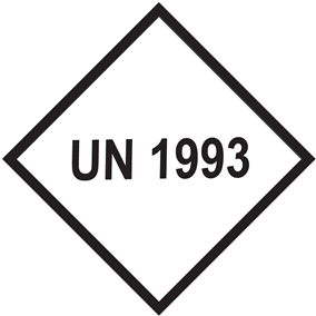 Gefahrgutaufkleber UN 1993