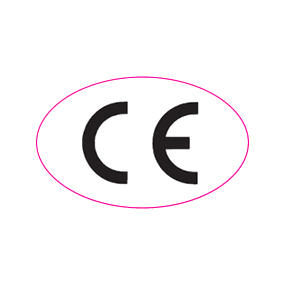 26 x 16 mm, "CE" Zeichen oval